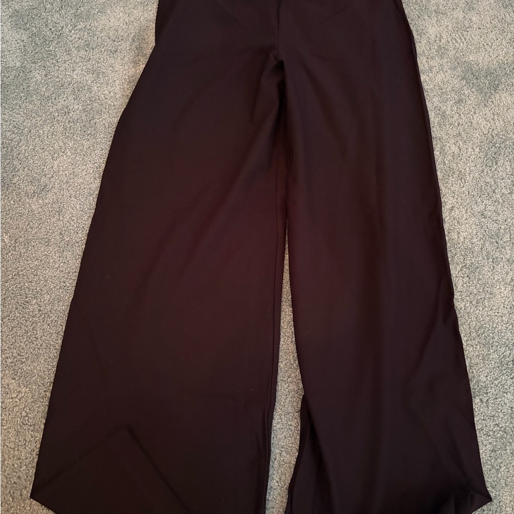 NWT Eileen Fisher Stretch Jersey Knit Wide-Leg Pant